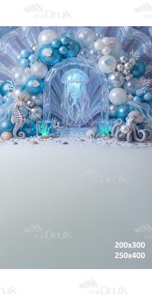 Tło fotograficzne „Podwodna kraina – magiczna oceaniczna aranżacja” | UB_801